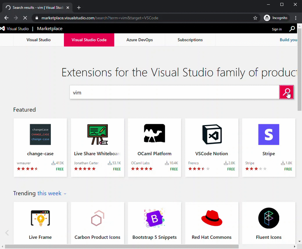 Installing Visual Studio extension in Azure Data Studio Antti